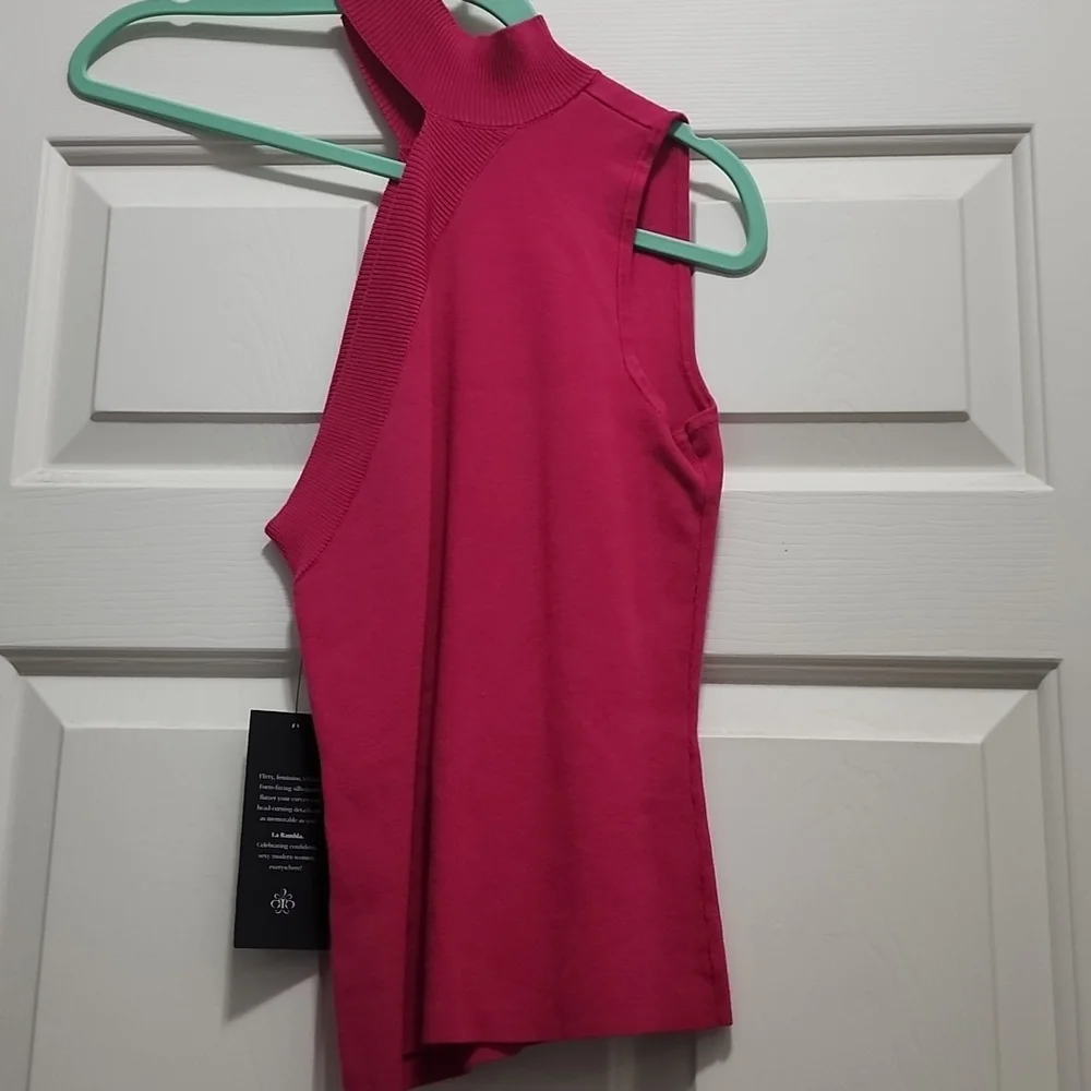 La Rambla Brand One Shoulder Cutout Sweater Size XS - Picture 5 of 5